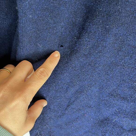 Charter Club Sweater Womens 3X Cashmere Pullover V Neck Plus Size Luxury (Flaw) - Picture 8 of 10